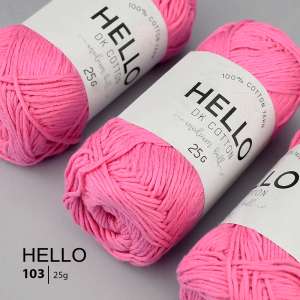 Пряжа HELLO Cotton 103 (25 грам)